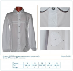 Блузка для девочек (Артикул B6618)